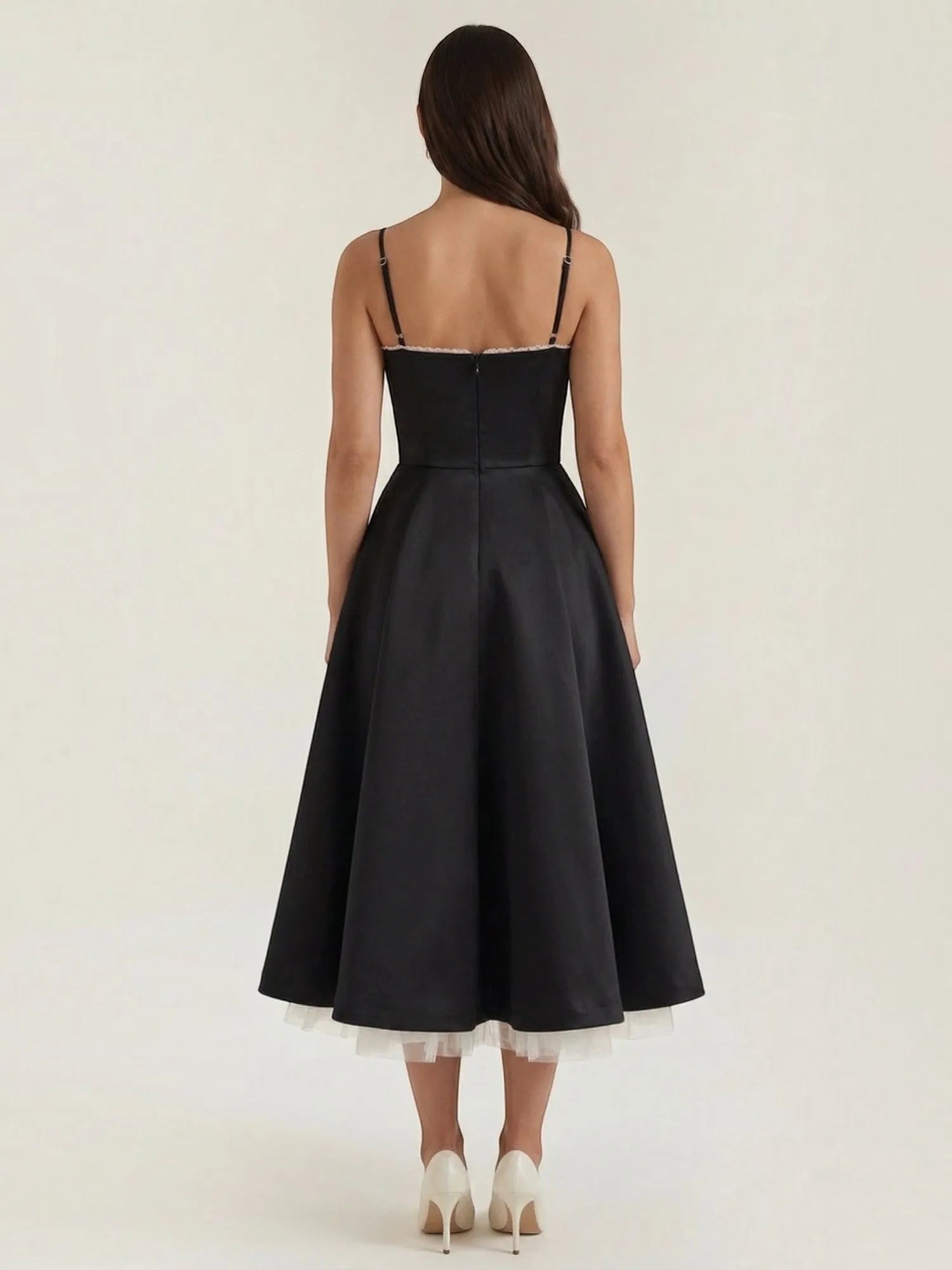 Isolde – tiulowa sukienka midi damska | Butik Modowy