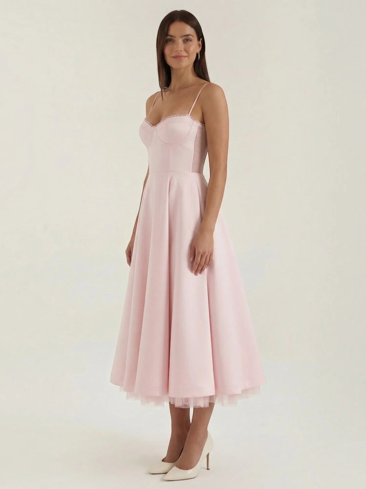 Isolde – tiulowa sukienka midi damska | Butik Modowy