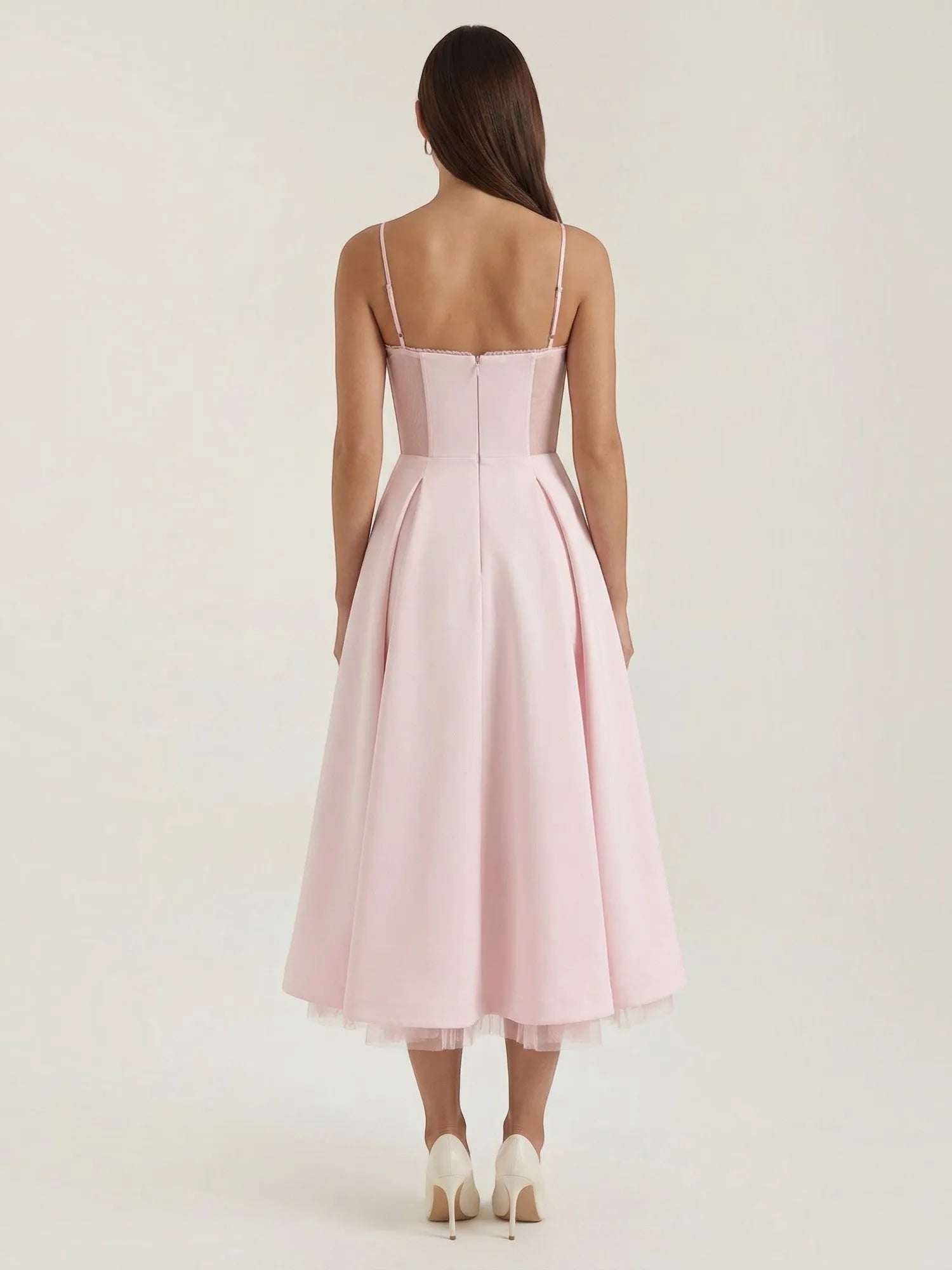 Isolde – tiulowa sukienka midi damska | Butik Modowy