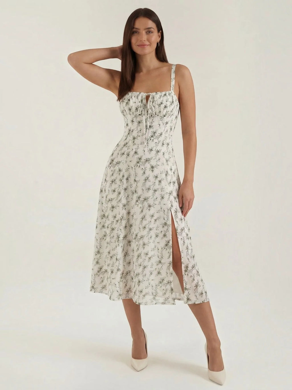 Josie – letnia sukienka midi damska | Butik Modowy
