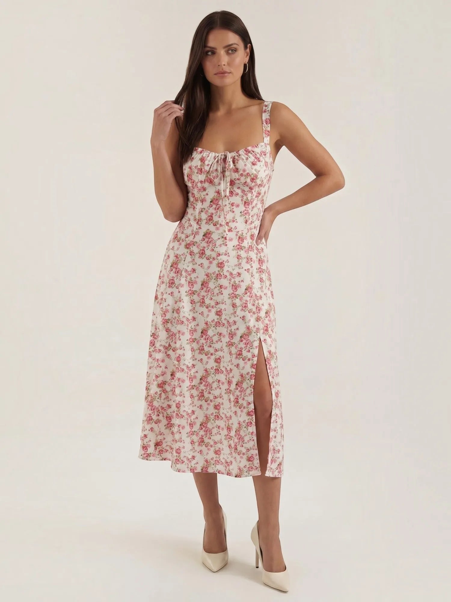 Josie – letnia sukienka midi damska | Butik Modowy