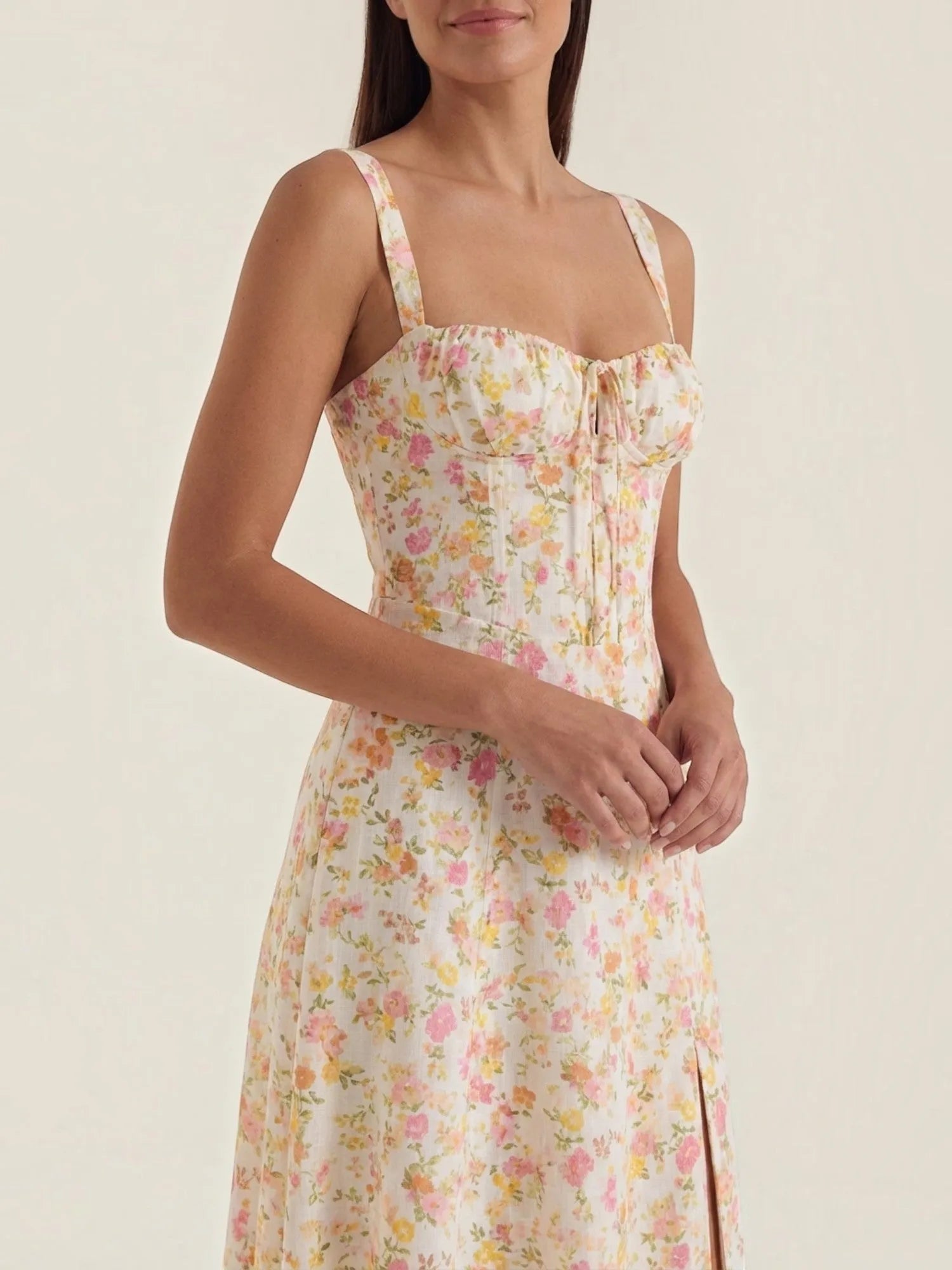 Julia – zwiewna letnia sukienka midi damska | Butik Modowy