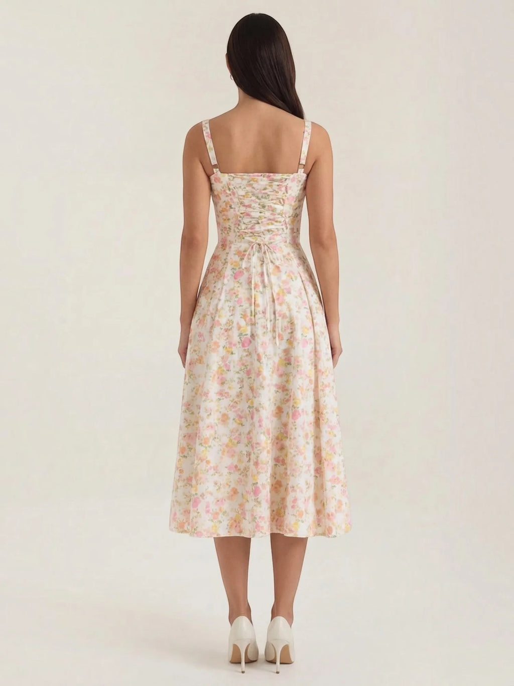 Julia – zwiewna letnia sukienka midi damska | Butik Modowy