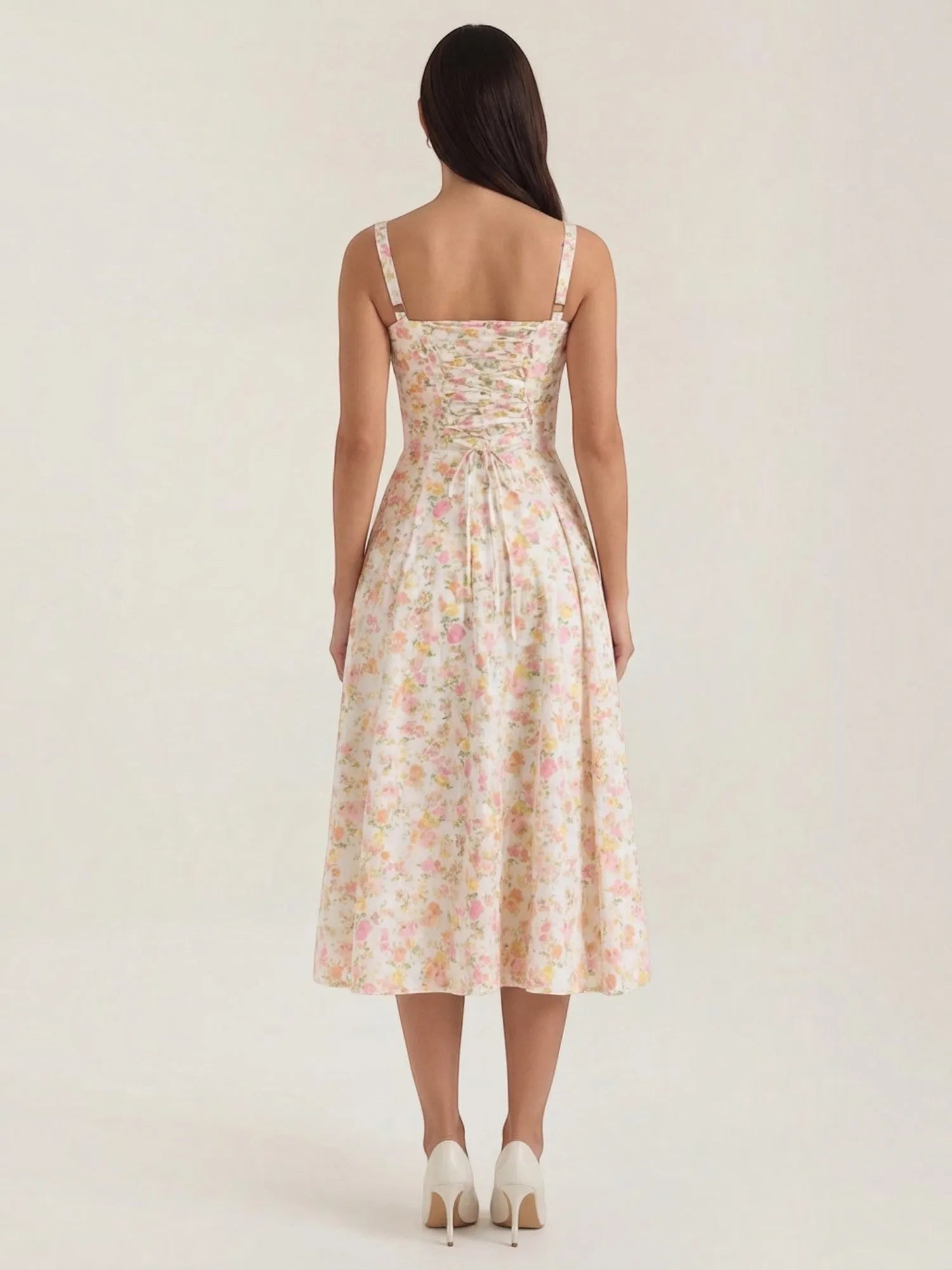 Julia – zwiewna letnia sukienka midi damska | Butik Modowy