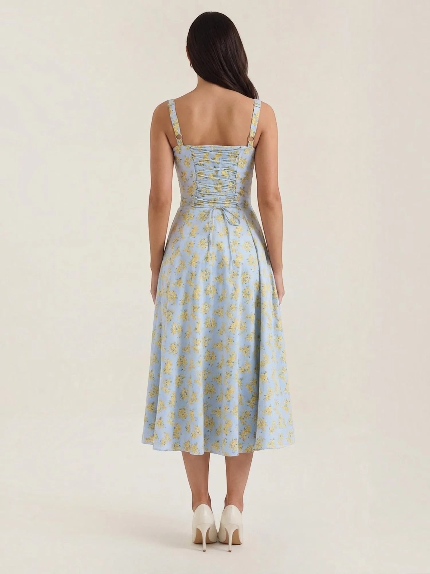 Julia – zwiewna letnia sukienka midi damska | Butik Modowy