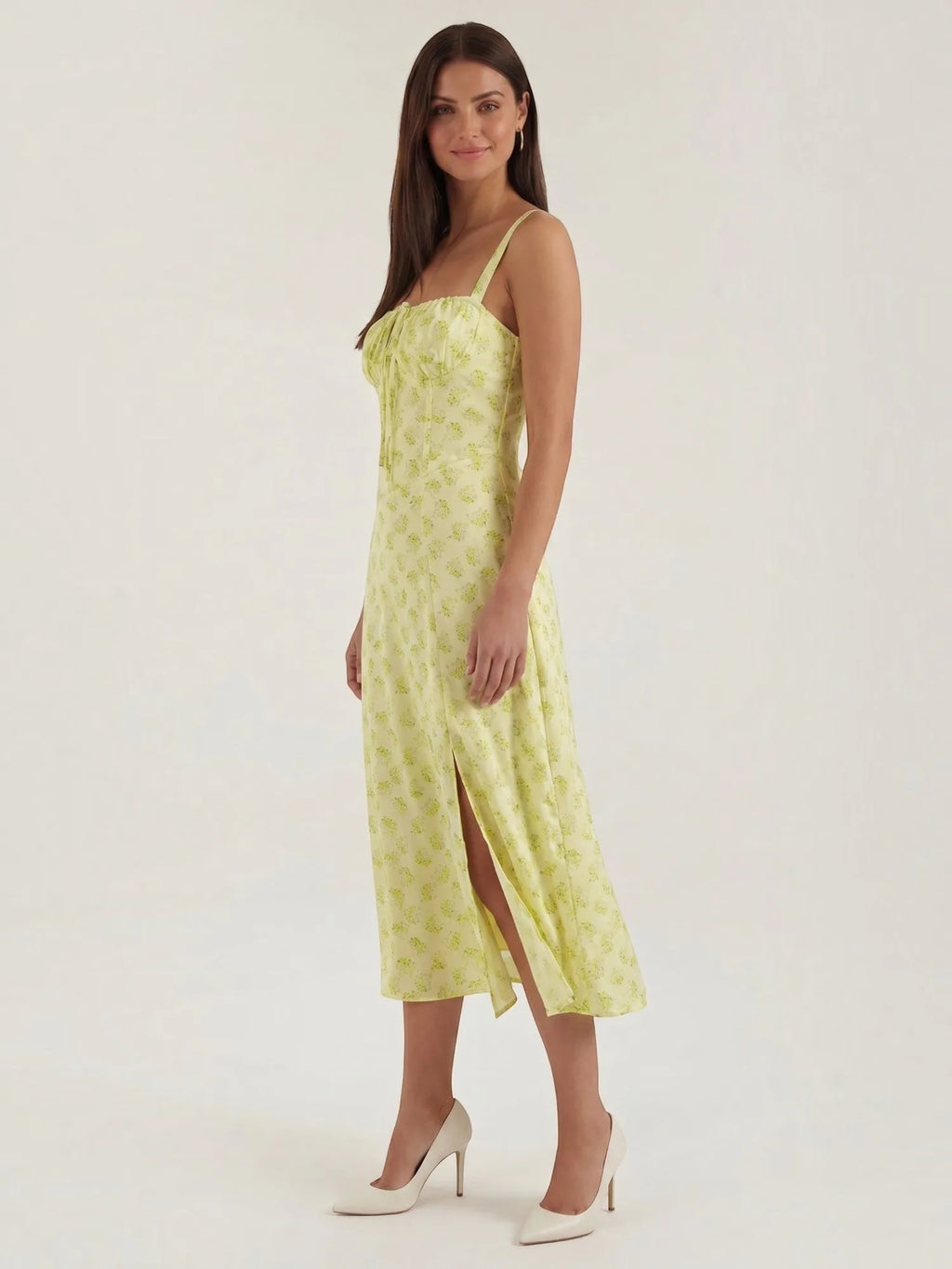 Julia – zwiewna letnia sukienka midi damska | Butik Modowy