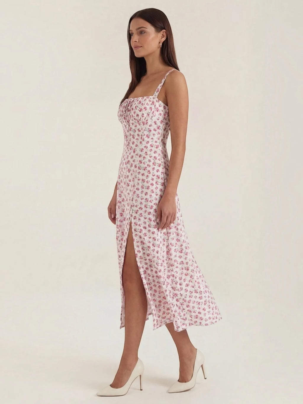 Julia – zwiewna letnia sukienka midi damska | Butik Modowy