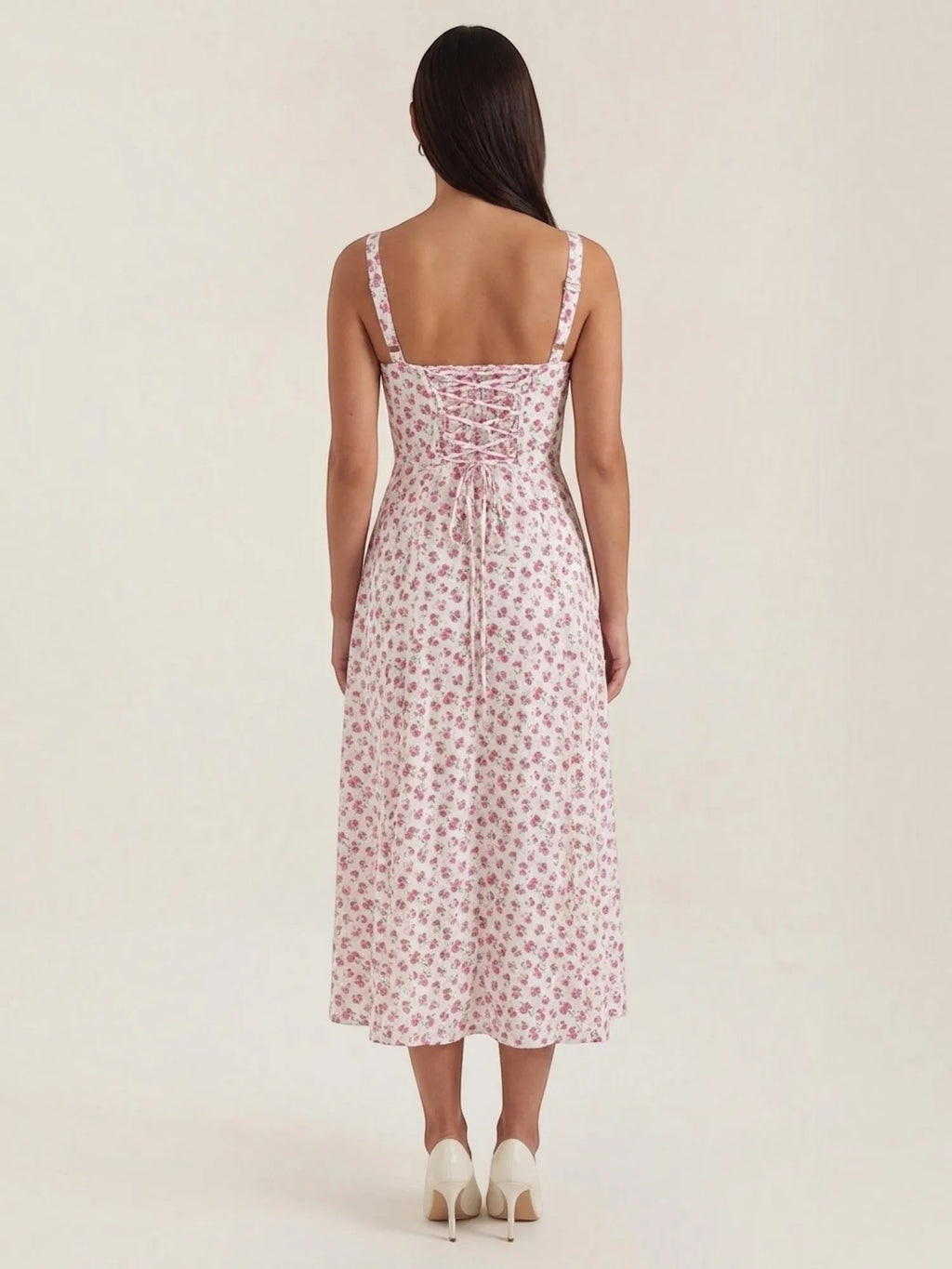 Julia – zwiewna letnia sukienka midi damska | Butik Modowy