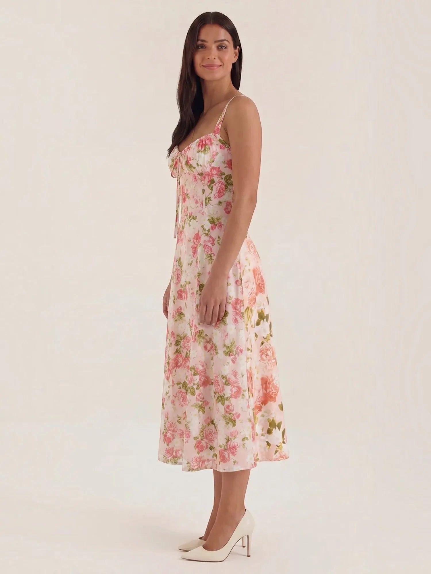 Julia – zwiewna letnia sukienka midi damska | Butik Modowy