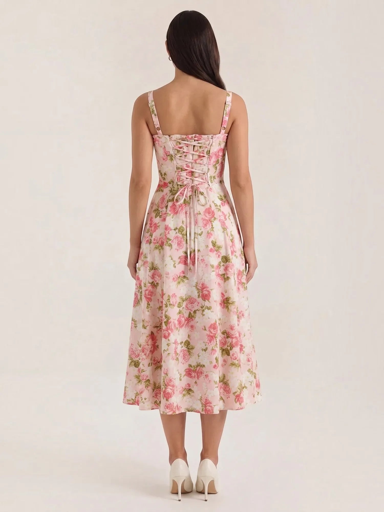 Julia – zwiewna letnia sukienka midi damska | Butik Modowy