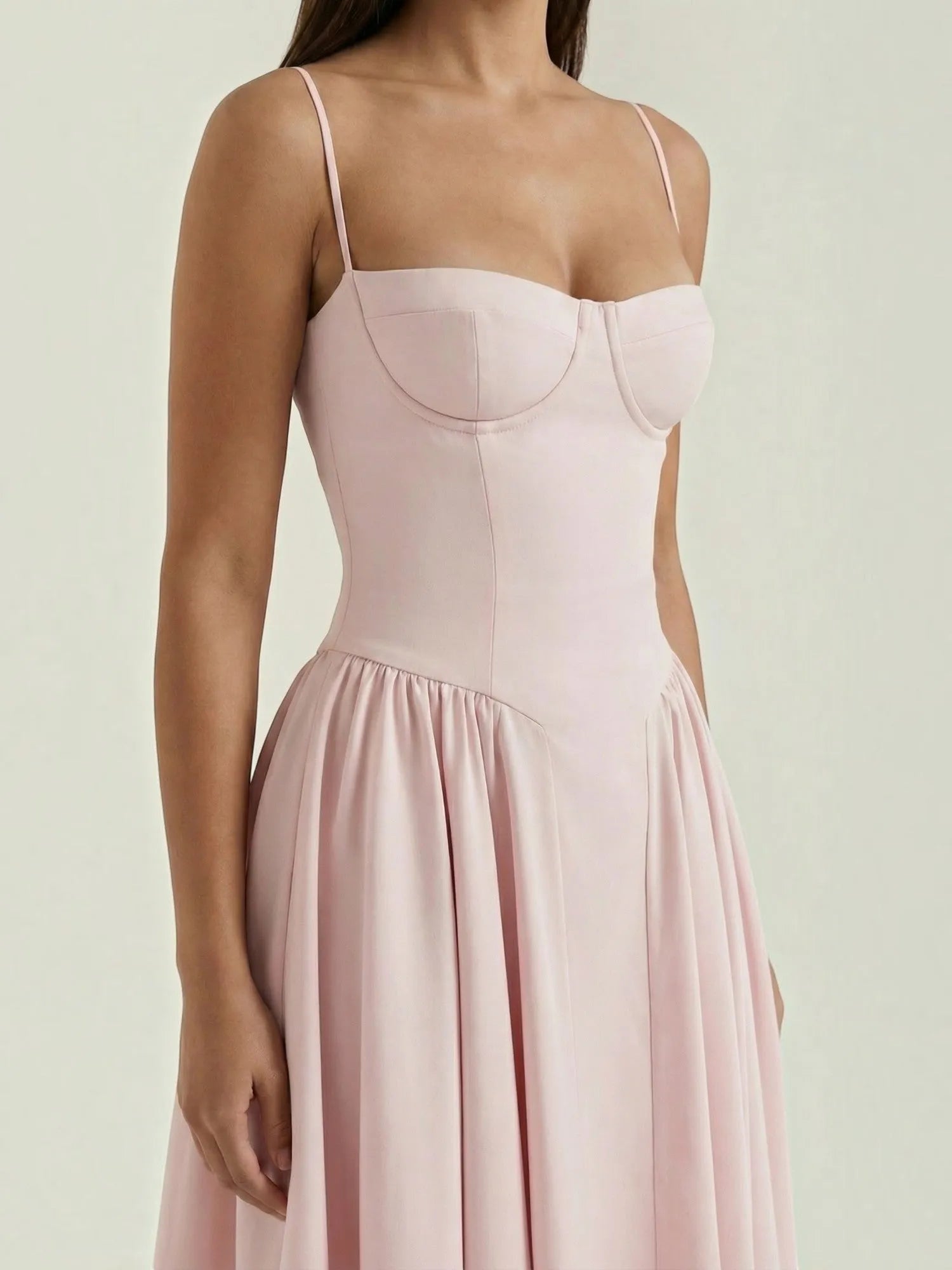 Odette – gorsetowa sukienka midi damska | Butik Modowy