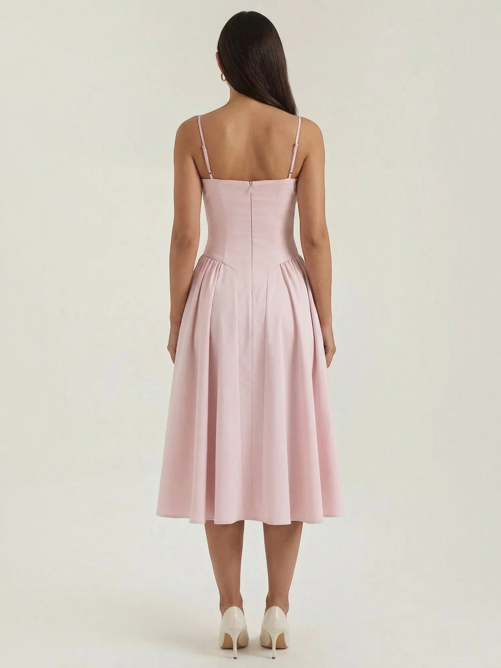 Odette – gorsetowa sukienka midi damska | Butik Modowy