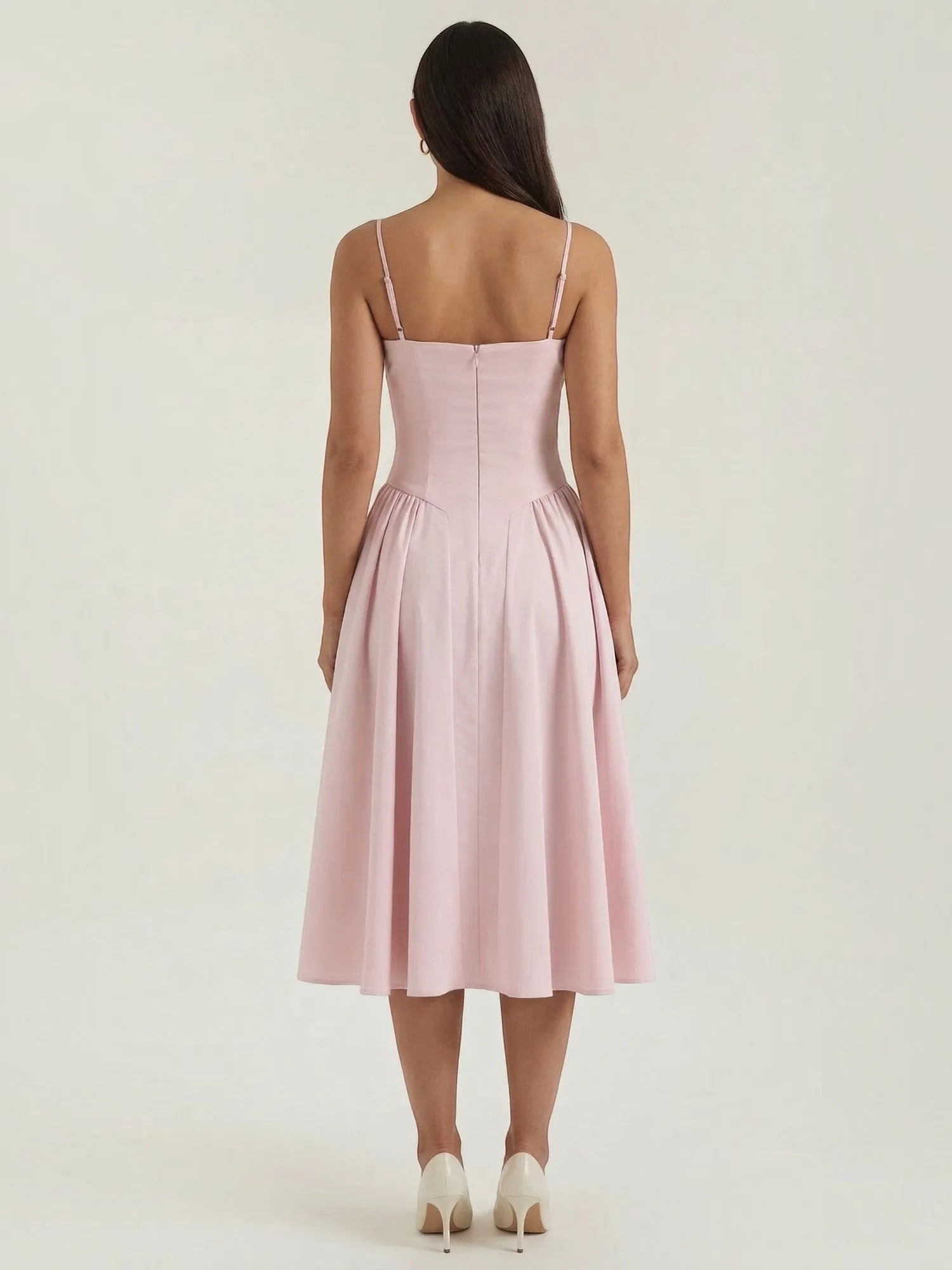 Odette – gorsetowa sukienka midi damska | Butik Modowy