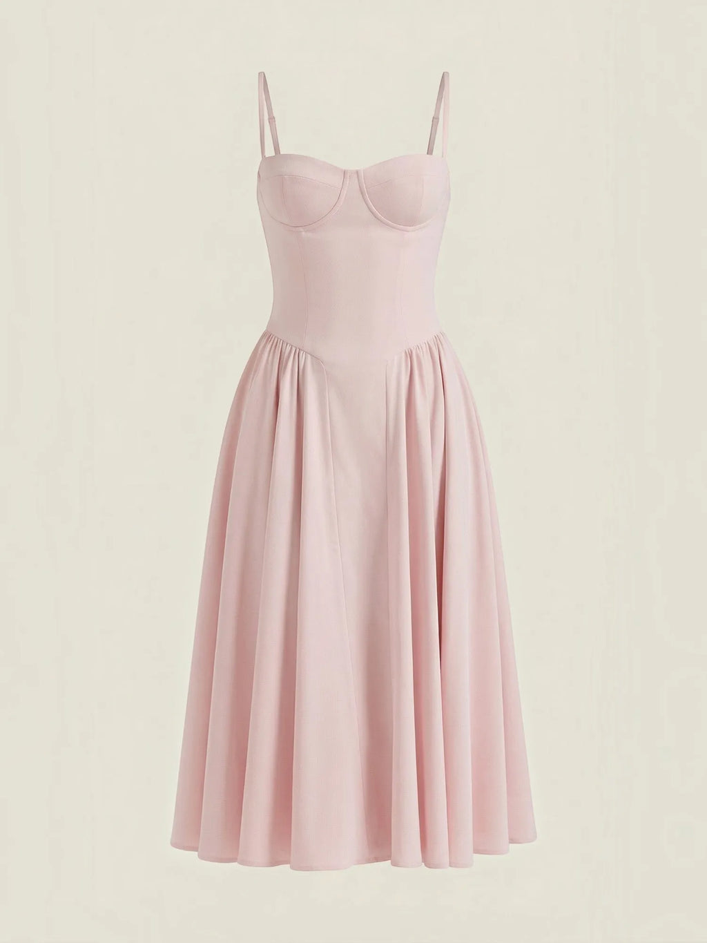 Odette – gorsetowa sukienka midi damska | Butik Modowy