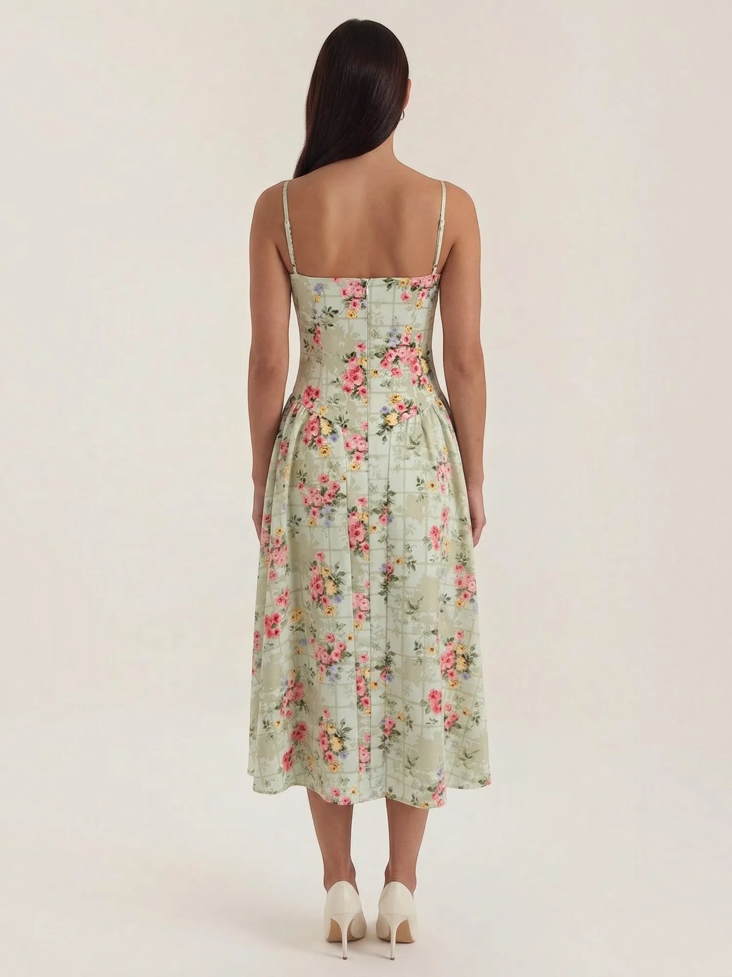 Odette – gorsetowa sukienka midi damska | Butik Modowy