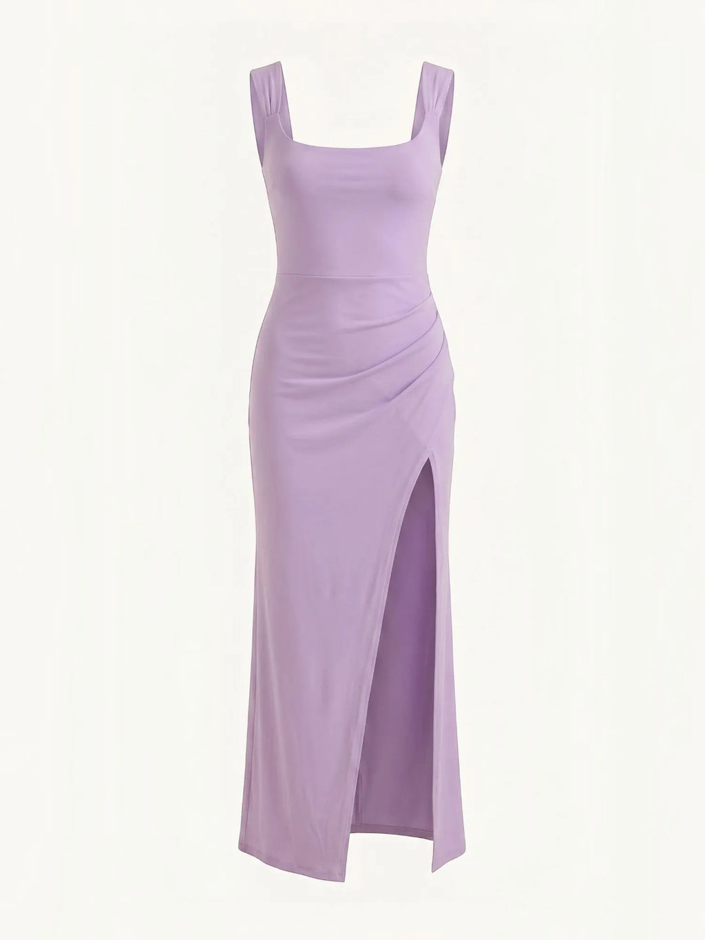 Rhoda – marszczona sukienka maxi damska, pastelowa | Butik Modowy