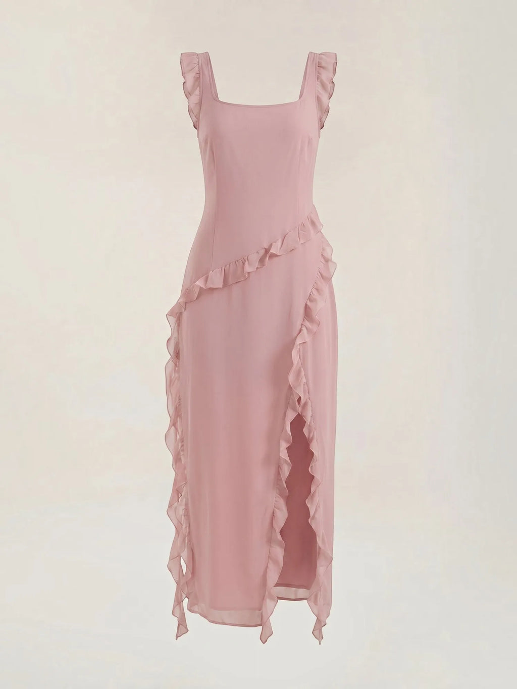 Susan – sukienka maxi damska z falbankami | Butik Modowy