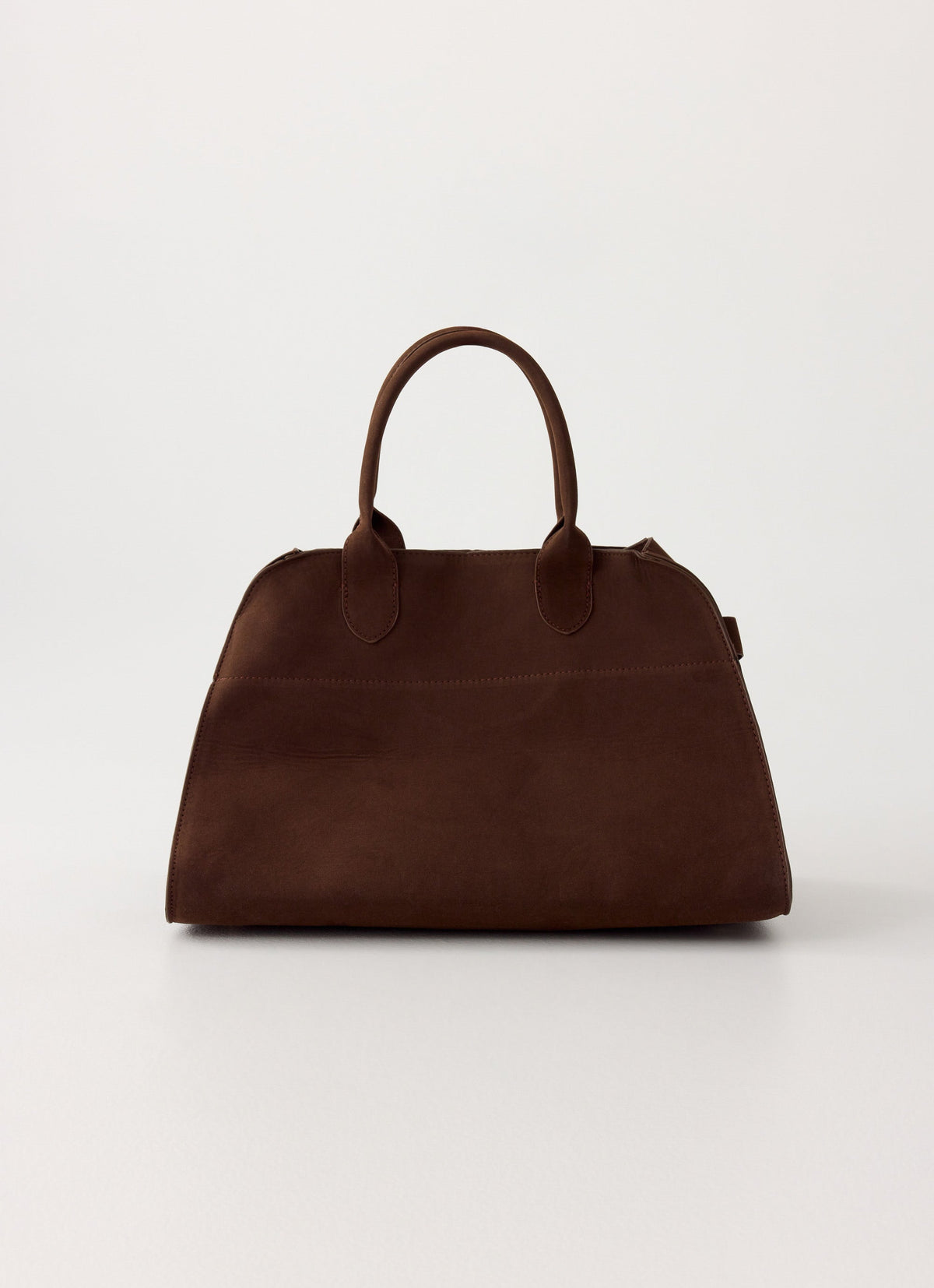 Twilight Drift brązowa torba shopper z krótkimi uchwytami, widok z przodu