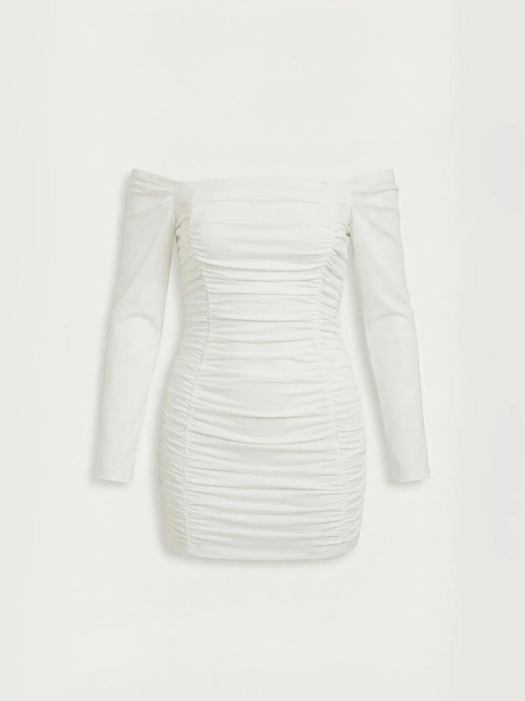 Yvette – sukienka mini damska z odkrytymi ramionami | Butik Modowy